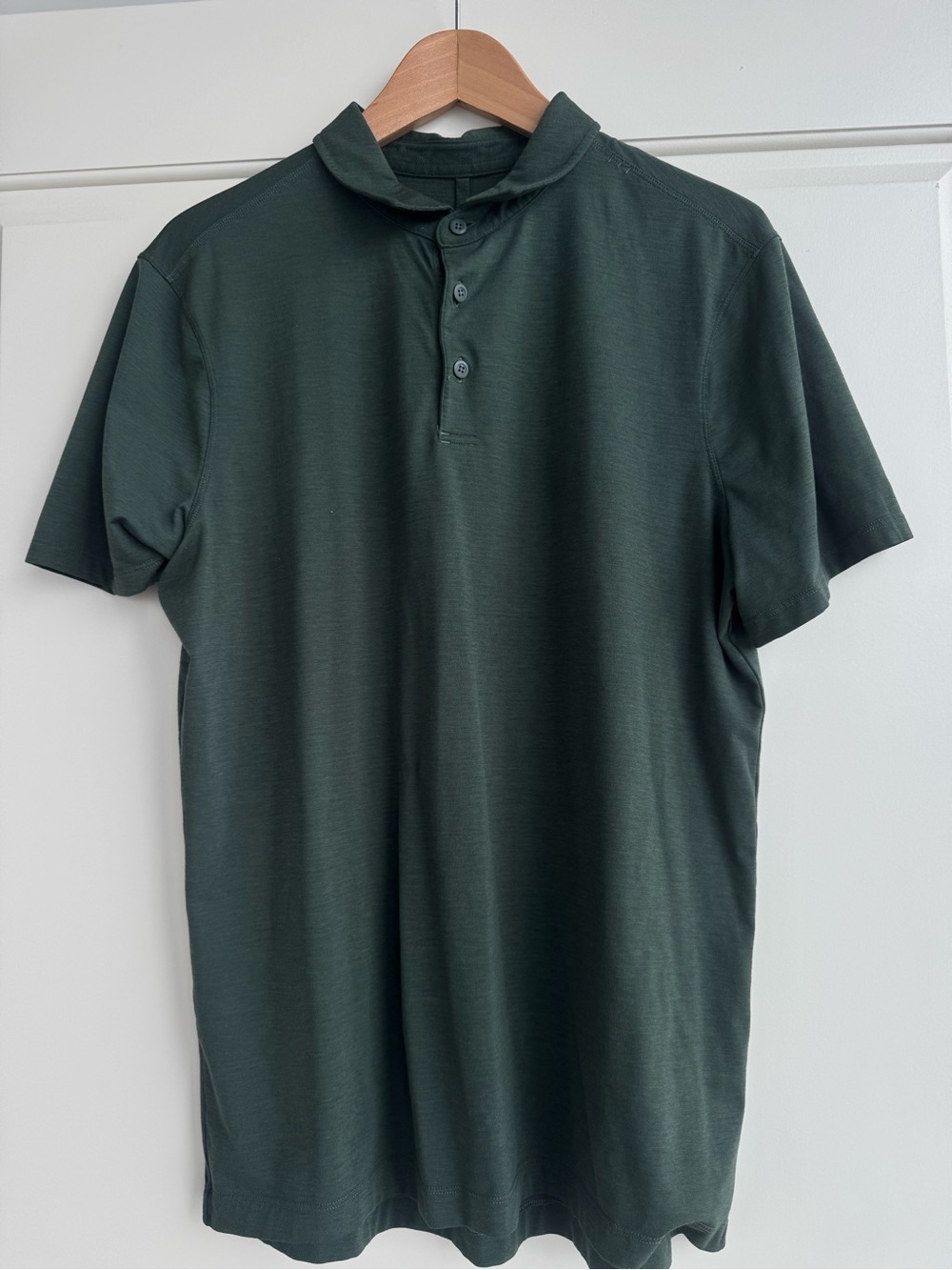 lululemon athletica Dark Green Short-Sleeve Polo